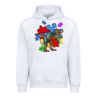 White autism t rex Urban Hoodie - Artiststas