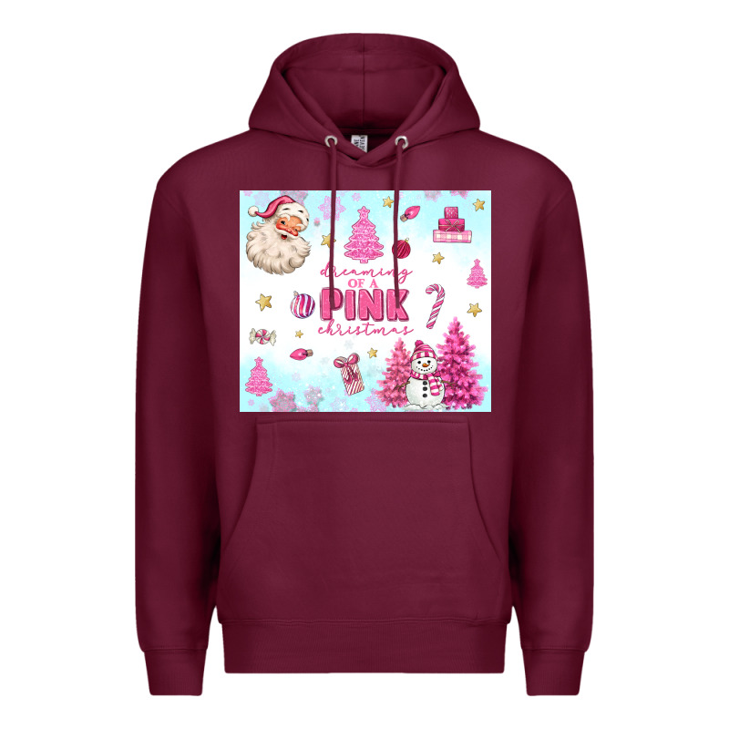 Dreaming Of A Pink Christmas Premium Hoodie by MaliasSmallBusiness | Teevron