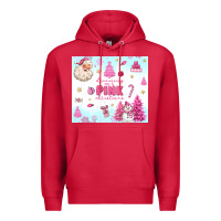 Cardinal dreaming of a pink christmas Premium Hoodie - MaliasSmallBusiness