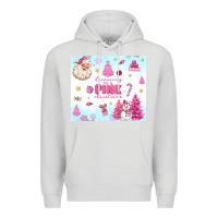 Dove Grey dreaming of a pink christmas Premium Hoodie - MaliasSmallBusiness