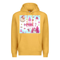 Mustard dreaming of a pink christmas Premium Hoodie - MaliasSmallBusiness