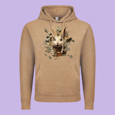 Bad Rabbit Vintage Hoodie Designed By Unal Design