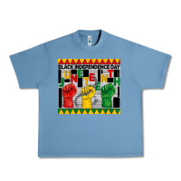 Pebble Blue black independence day juneteenth tumbler Urban Heavy Tee - BarkalooDesign