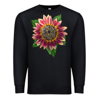 Black crimson blaze sunflower Premium Sweatshirt - LillyAllenDesigns