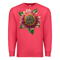 Cardinal crimson blaze sunflower Premium Sweatshirt - LillyAllenDesigns