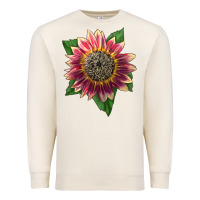 Sandshell crimson blaze sunflower Premium Sweatshirt - LillyAllenDesigns