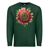 Sports Green crimson blaze sunflower Premium Sweatshirt - LillyAllenDesigns