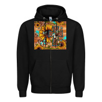 Black cross sunflower butterfly Zipper Hoodie - JahusDesignShop