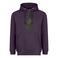 Plum Lucky Bamboo Heavyweight Hoodie - LillyAllenDesigns