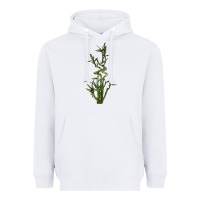 White Lucky Bamboo Heavyweight Hoodie - LillyAllenDesigns