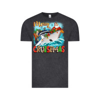 Vintage Black merry cruisemas Vintage Tee - Zillion Design Studio