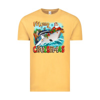 Vintage Mustard merry cruisemas Vintage Tee - Zillion Design Studio