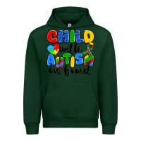 Forest Green child with autism on board Urban Hoodie - Artiststas
