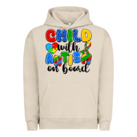 Pigment French Oak child with autism on board Urban Hoodie - Artiststas