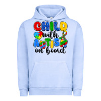 Pigment Grape Ice child with autism on board Urban Hoodie - Artiststas