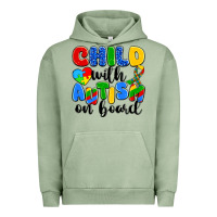Pigment Oil Green child with autism on board Urban Hoodie - Artiststas