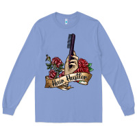 Colony Blue hair hustler 4 Long Sleeve Tee - SublimationCraftShop