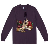 Plum hair hustler 4 Long Sleeve Tee - SublimationCraftShop