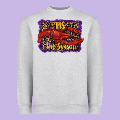 Heavyweight Sweatshirt Mardi Gras Tis The Season Lobster