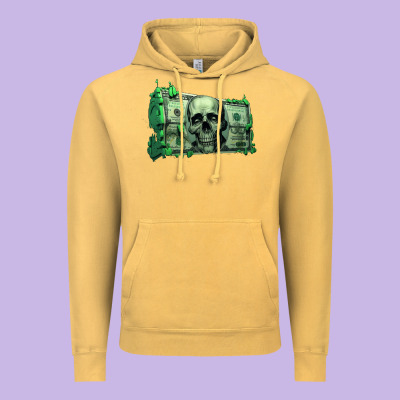 Money Vintage Hoodie Designed By Unal Design