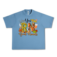 Pebble Blue you rn good hands fall Urban Heavy Tee - texasbilliewilder