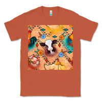 Copper western farm animals seamless pattern Classic Tee - BundleAndBundleShop