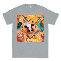 Heather Grey western farm animals seamless pattern Classic Tee - BundleAndBundleShop