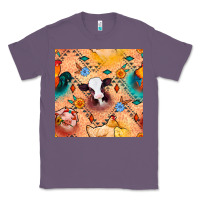 Lavender western farm animals seamless pattern Classic Tee - BundleAndBundleShop