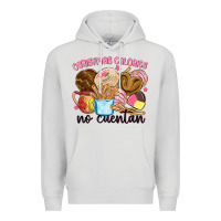 Dove Grey christmas calories no cuentan Premium Hoodie - MaliasSmallBusiness
