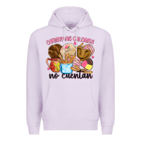 Lilac christmas calories no cuentan Premium Hoodie - MaliasSmallBusiness