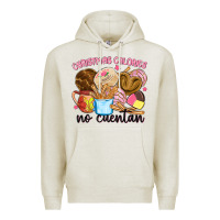 Oatmeal Heather christmas calories no cuentan Premium Hoodie - MaliasSmallBusiness
