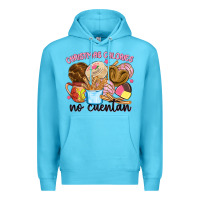 Ocean Blue christmas calories no cuentan Premium Hoodie - MaliasSmallBusiness