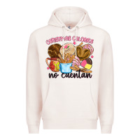 Pale Pink christmas calories no cuentan Premium Hoodie - MaliasSmallBusiness