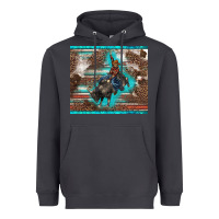 Smoke western rodeo bullfighter serape leopards turquoise's gliterrs Heavyweight Hoodie - BarkalooDesign