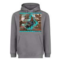 Storm western rodeo bullfighter serape leopards turquoise's gliterrs Heavyweight Hoodie - BarkalooDesign