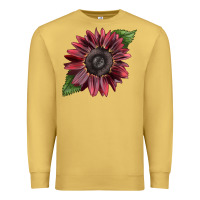 Antique Gold chocolate sunflower Premium Sweatshirt - LillyAllenDesigns