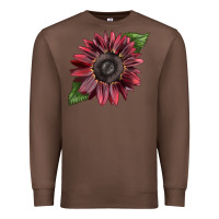Chestnut chocolate sunflower Premium Sweatshirt - LillyAllenDesigns