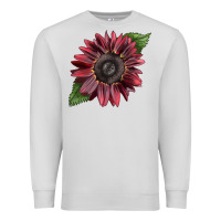 Dove Grey chocolate sunflower Premium Sweatshirt - LillyAllenDesigns