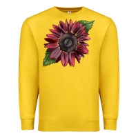 Lemon chocolate sunflower Premium Sweatshirt - LillyAllenDesigns