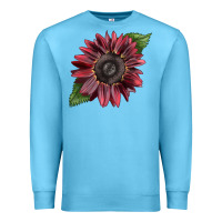 Ocean Blue chocolate sunflower Premium Sweatshirt - LillyAllenDesigns