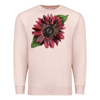 Pale Pink chocolate sunflower Premium Sweatshirt - LillyAllenDesigns