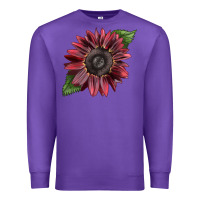 Purple chocolate sunflower Premium Sweatshirt - LillyAllenDesigns