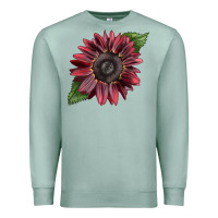 Seafoam chocolate sunflower Premium Sweatshirt - LillyAllenDesigns