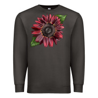 Smoke chocolate sunflower Premium Sweatshirt - LillyAllenDesigns