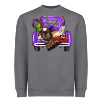 Storm Mardi Gras Truck With Farm Animals Heavyweight Sweatshirt - RanaPortraitStore