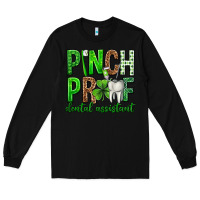 Black Pinch Proof Dental Assistant St. Patricks Day Long Sleeve Tee - Neo Western