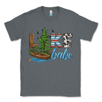 Charcoal Heather lake babe Classic Tee - HRA Design Shop