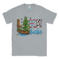 Heather Grey lake babe Classic Tee - HRA Design Shop