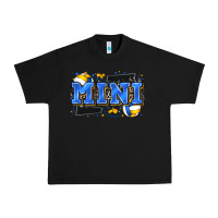 Black mini volleyball Urban Heavy Tee - Zillion Design Studio
