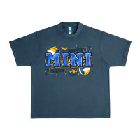 Midnight Navy mini volleyball Urban Heavy Tee - Zillion Design Studio